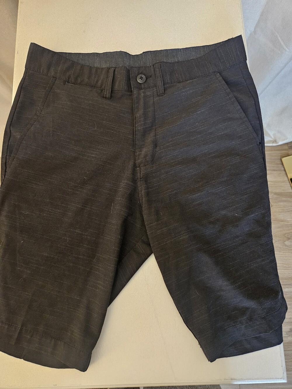 Men's Classic Black Casual Shorts